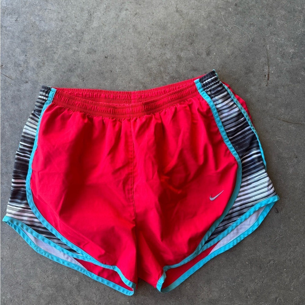 Nike Women's Vibrant Red Athletic Shorts